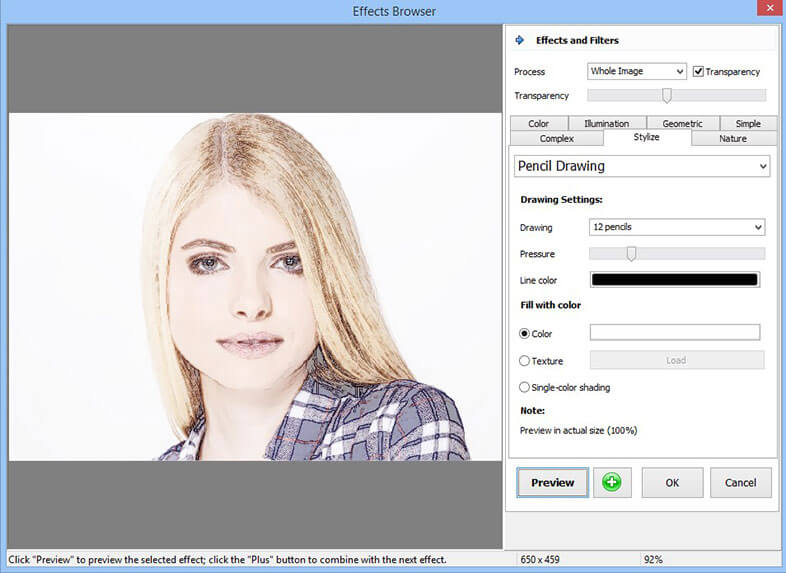 convert photo to drawing software