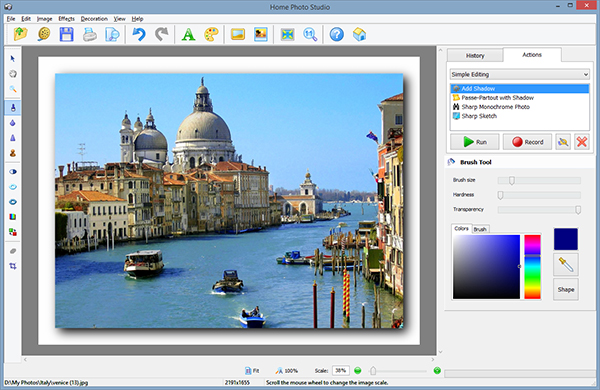 Easy photo editing software